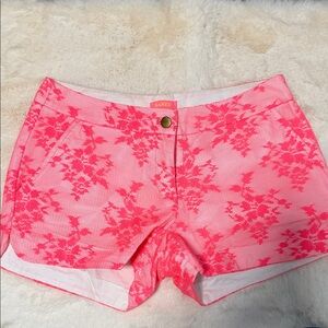 Pink Floral Women's Shorts